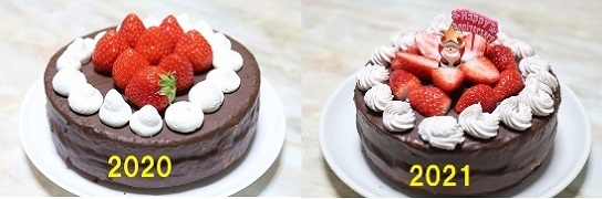 バースデーケーキ作り　12月