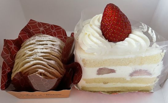 ショートケーキ　和栗のケーキ