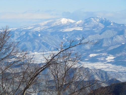 菅平方面の雪